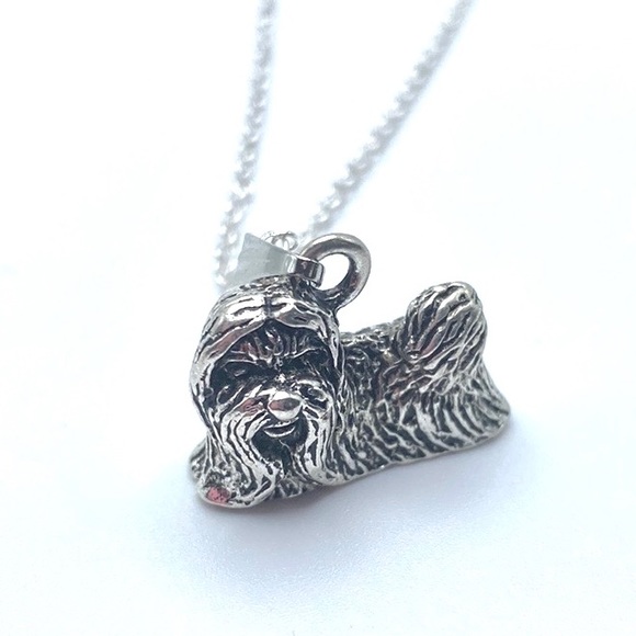 Maltese Shih Tzu Dog Necklace - Picture 4 of 9